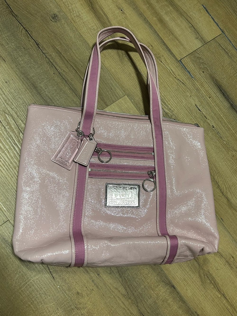 vintage coach poppy tote